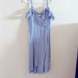 Blue & White striped dress